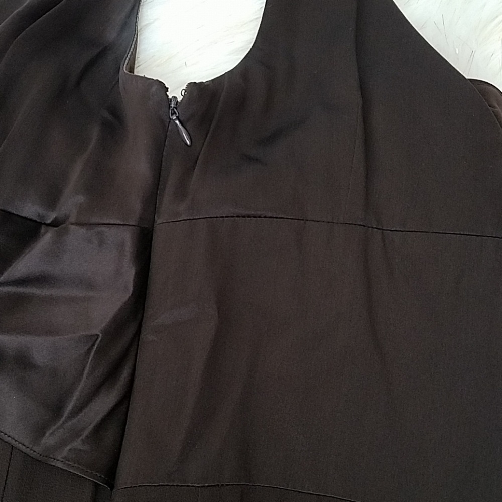 Maggy London🔵 Brown Silk Dress - Picture 6 of 7